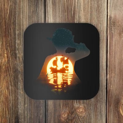 Cool Pirate Sunset Sunrise Coaster