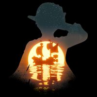 Cool Pirate Sunset Sunrise 16 in Basic Backpack