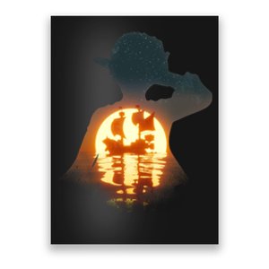 Cool Pirate Sunset Sunrise Poster