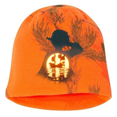 Cool Pirate Sunset Sunrise Kati - Camo Knit Beanie