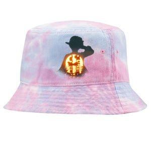 Cool Pirate Sunset Sunrise Tie-Dyed Bucket Hat