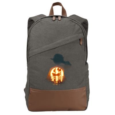 Cool Pirate Sunset Sunrise Cotton Canvas Backpack