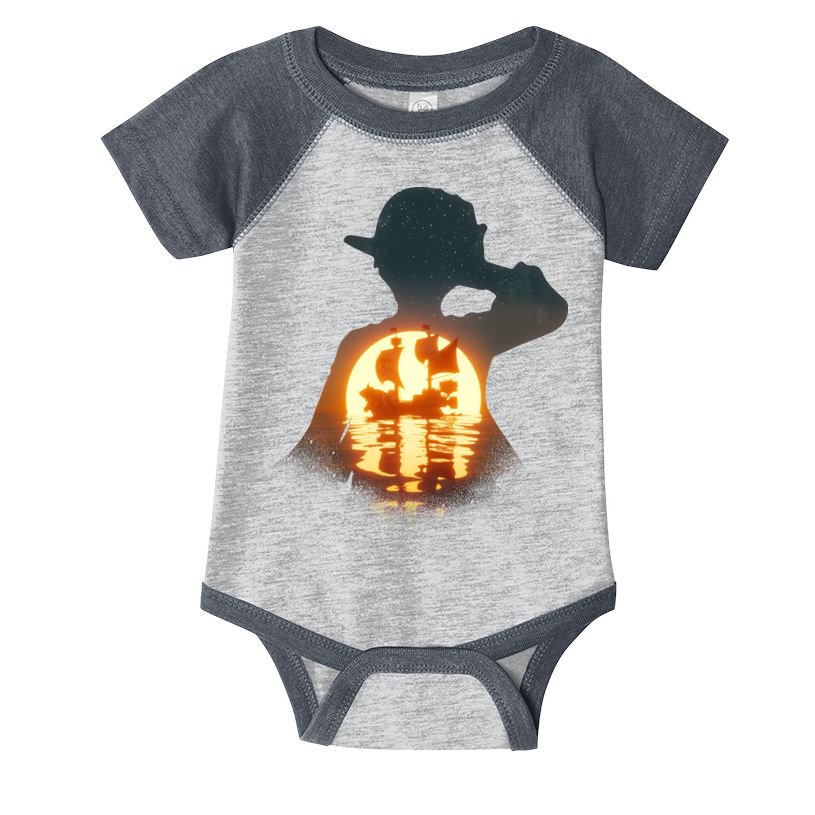 Cool Pirate Sunset Sunrise Infant Baby Jersey Bodysuit