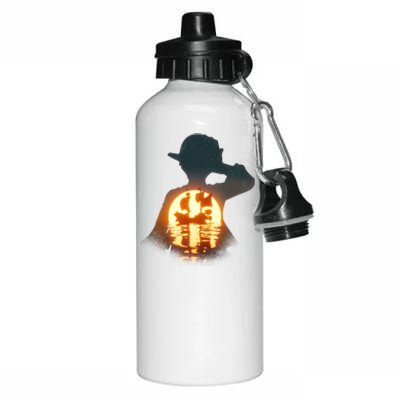 Cool Pirate Sunset Sunrise Aluminum Water Bottle