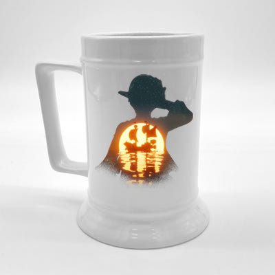 Cool Pirate Sunset Sunrise Beer Stein