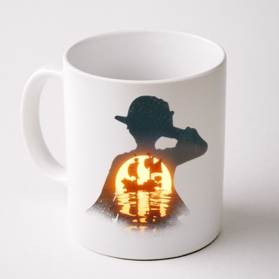 Cool Pirate Sunset Sunrise Coffee Mug