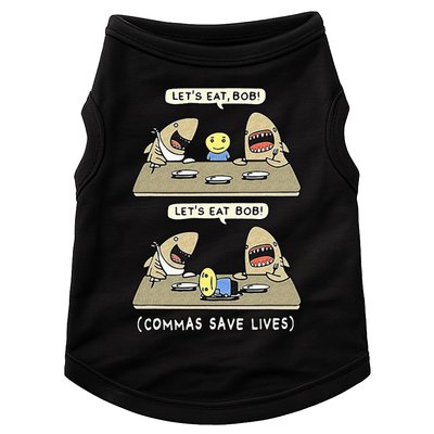 Commas Punctuation Shark Lets Eat Funny English Grammar Doggie Tank