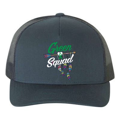 Cerebral Palsy Squad Gift Cp Warrior Green Ribbon Awareness Gift Yupoong Adult 5-Panel Trucker Hat