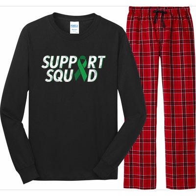 Cerebral Palsy Support Squad Cerebral Palsy Awareness Gift Long Sleeve Pajama Set