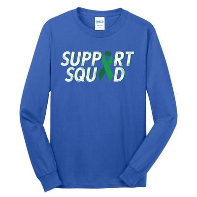 Cerebral Palsy Support Squad Cerebral Palsy Awareness Gift Tall Long Sleeve T-Shirt