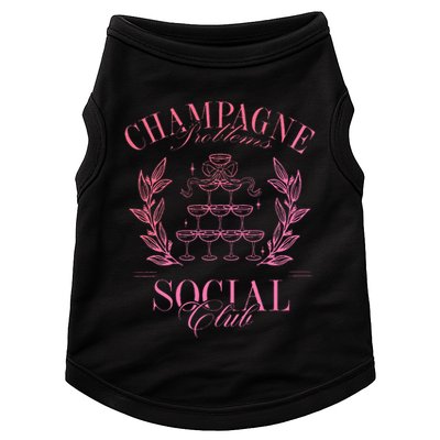 Champagne Problems Social Club Apparel Doggie Tank