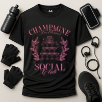 Champagne Problems Social Club Apparel Cooling Performance Crew T-Shirt