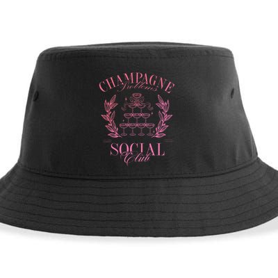 Champagne Problems Social Club Apparel Sustainable Bucket Hat