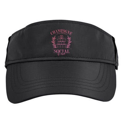 Champagne Problems Social Club Apparel Adult Drive Performance Visor