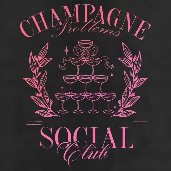 Champagne Problems Social Club Apparel Adult Drive Performance Visor