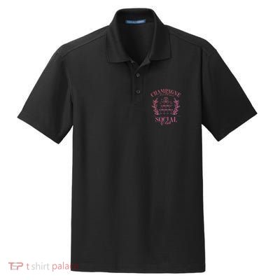 Champagne Problems Social Club Apparel Dry Zone Grid Polo