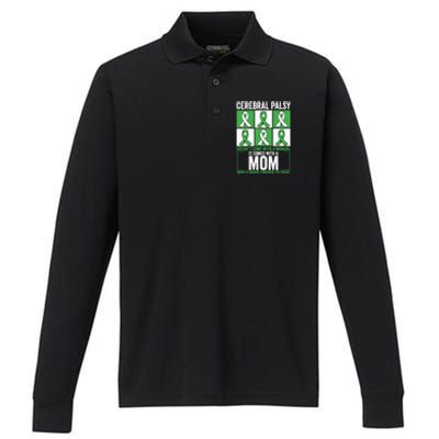 Cerebral Palsy Support Squad Cerebral Palsy Awareness Meaningful Gift Performance Long Sleeve Polo