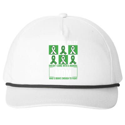 Cerebral Palsy Support Squad Cerebral Palsy Awareness Meaningful Gift Snapback Five-Panel Rope Hat