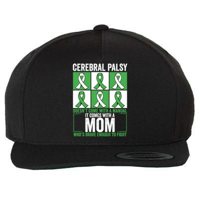 Cerebral Palsy Support Squad Cerebral Palsy Awareness Meaningful Gift Wool Snapback Cap