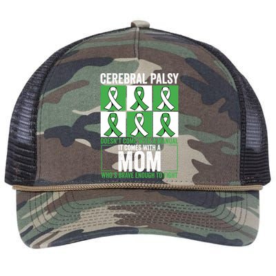 Cerebral Palsy Support Squad Cerebral Palsy Awareness Meaningful Gift Retro Rope Trucker Hat Cap