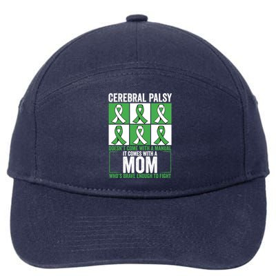 Cerebral Palsy Support Squad Cerebral Palsy Awareness Meaningful Gift 7-Panel Snapback Hat