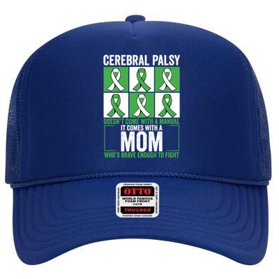 Cerebral Palsy Support Squad Cerebral Palsy Awareness Meaningful Gift High Crown Mesh Back Trucker Hat