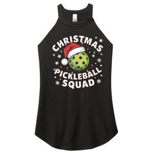 Christmas Pickleball Squad / Funny Holiday Pickleball Women's Perfect Tri Rocker Tank