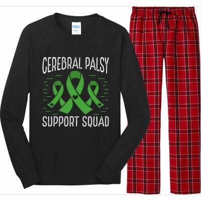 Cerebral Palsy Support Squad Cerebral Palsy Awareness Cute Gift Long Sleeve Pajama Set