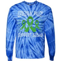 Cerebral Palsy Support Squad Cerebral Palsy Awareness Cute Gift Tie-Dye Long Sleeve Shirt