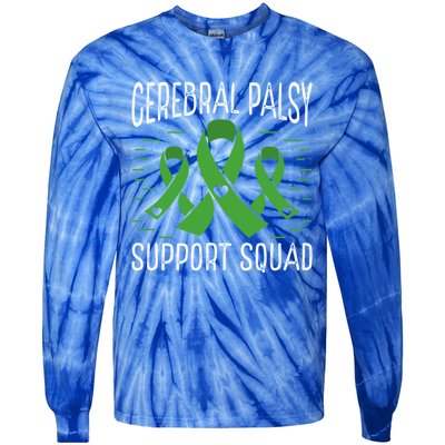 Cerebral Palsy Support Squad Cerebral Palsy Awareness Cute Gift Tie-Dye Long Sleeve Shirt