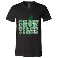 Chicken Poultry Show Time For Fair Week V-Neck T-Shirt