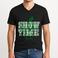 Chicken Poultry Show Time For Fair Week V-Neck T-Shirt
