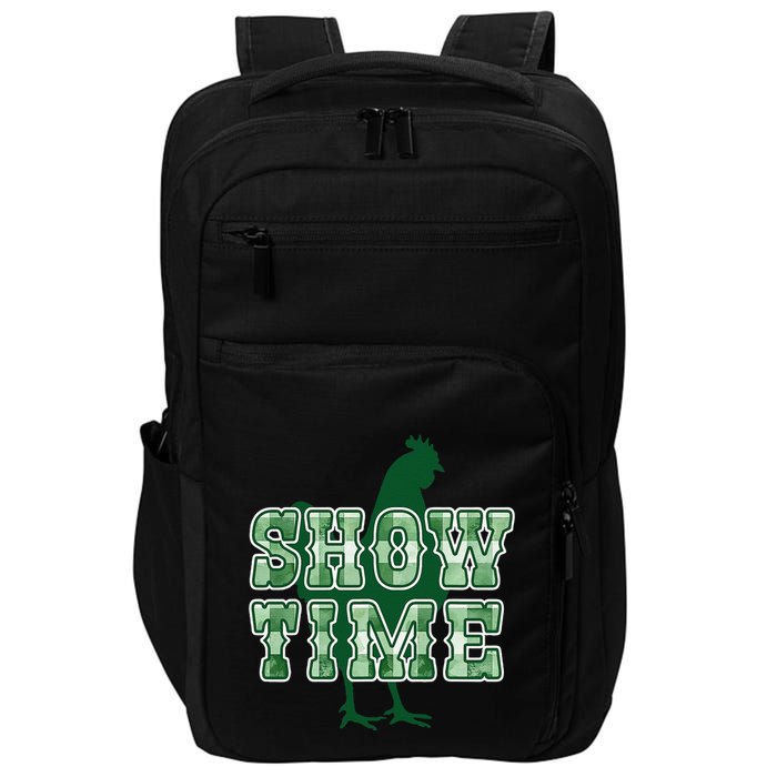 Chicken Poultry Show Time For Fair Week Impact Tech Backpack