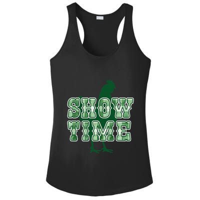 Chicken Poultry Show Time For Fair Week Ladies PosiCharge Competitor Racerback Tank