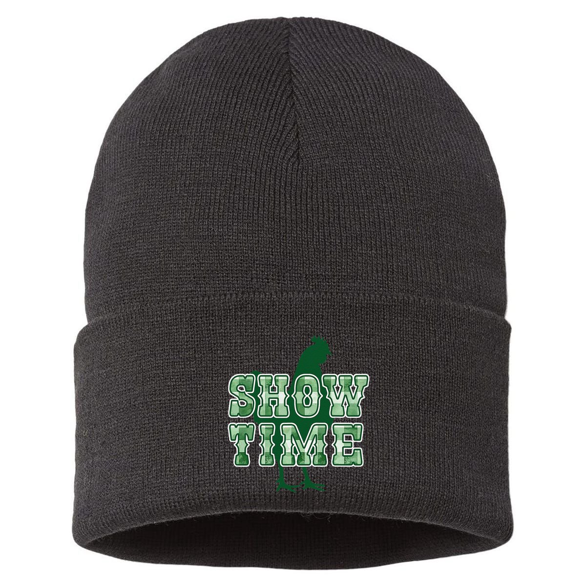 Chicken Poultry Show Time For Fair Week Sustainable Knit Beanie