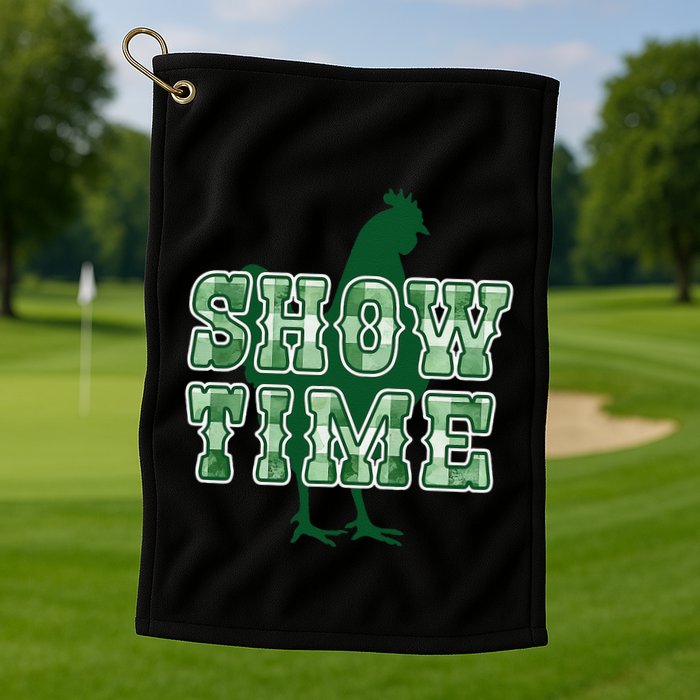 Chicken Poultry Show Time For Fair Week Golf Towel