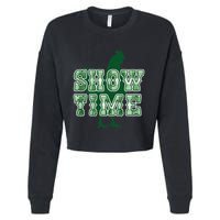 Chicken Poultry Show Time For Fair Week Cropped Pullover Crew