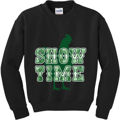 Chicken Poultry Show Time For Fair Week Kids Sweatshirt