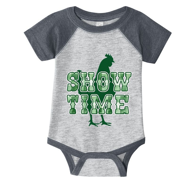 Chicken Poultry Show Time For Fair Week Infant Baby Jersey Bodysuit