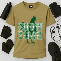 Chicken Poultry Show Time For Fair Week Cooling Performance Crew T-Shirt