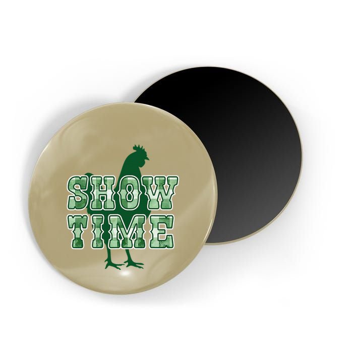 Chicken Poultry Show Time For Fair Week Magnet