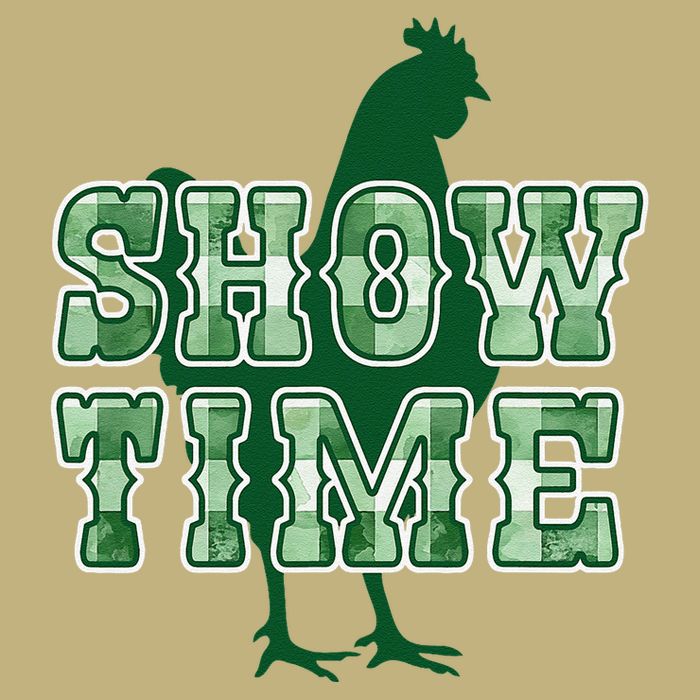 Chicken Poultry Show Time For Fair Week Magnet