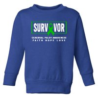 Cerebral Palsy Survivor Gift Cerebral Palsy Awareness Funny Gift Toddler Sweatshirt