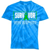 Cerebral Palsy Survivor Gift Cerebral Palsy Awareness Funny Gift Kids Tie-Dye T-Shirt