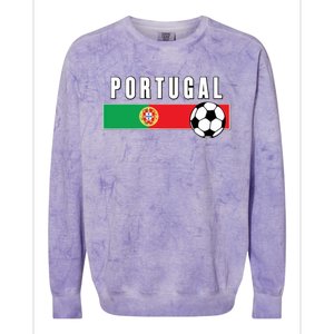 Cool Portugal Soccer National Team Colorblast Crewneck Sweatshirt