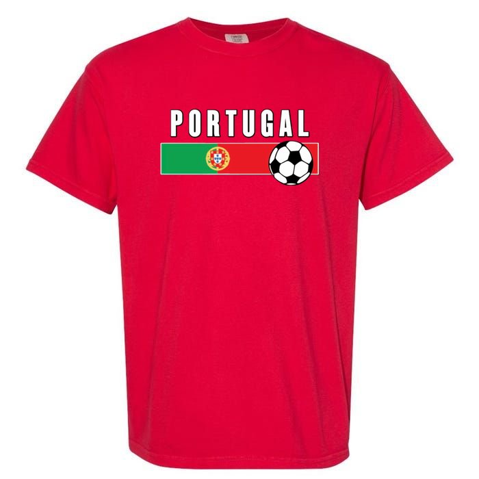 Cool Portugal Soccer National Team Garment-Dyed Heavyweight T-Shirt