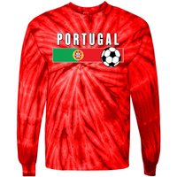 Cool Portugal Soccer National Team Tie-Dye Long Sleeve Shirt