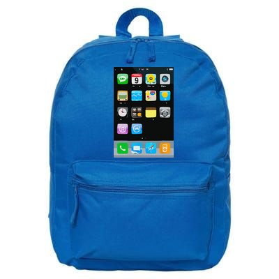 Cell Phone Smartphone Mobile App Halloween Costume 16 in Basic Backpack