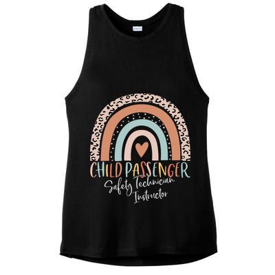 Child Passenger Safety Technician Instructor CPST Instructor Ladies PosiCharge Tri-Blend Wicking Tank