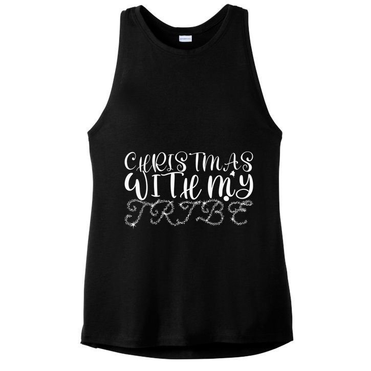 Christmas Princess Stocking Ladies PosiCharge Tri-Blend Wicking Tank
